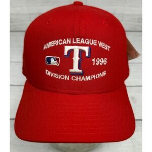 Texas Rangers New Era 1996 American League West Champions‎ Hat Cap